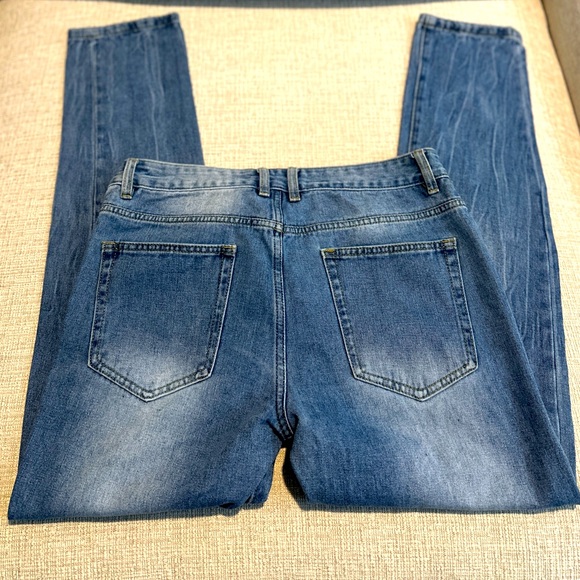 Blue denim ripped jeans - Picture 2 of 3